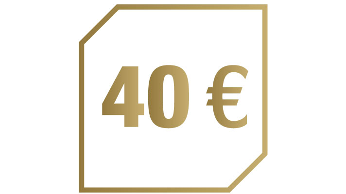 Ob nakupu nad 40 € izpolnite kratek spletni obrazec