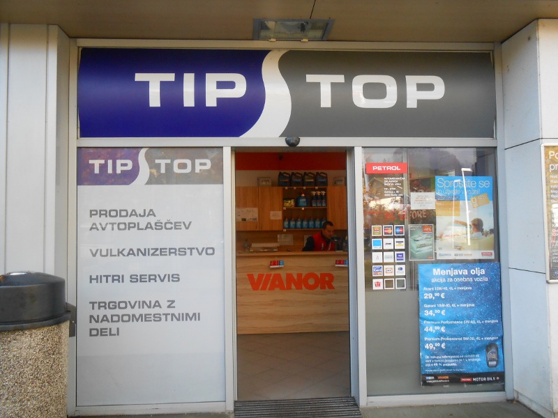 Avtooptika v servisnih delavnicah TipStop Vianor