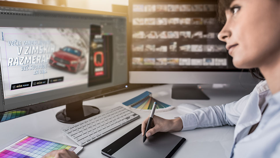 Priprava oglasnega sporočila za billboard