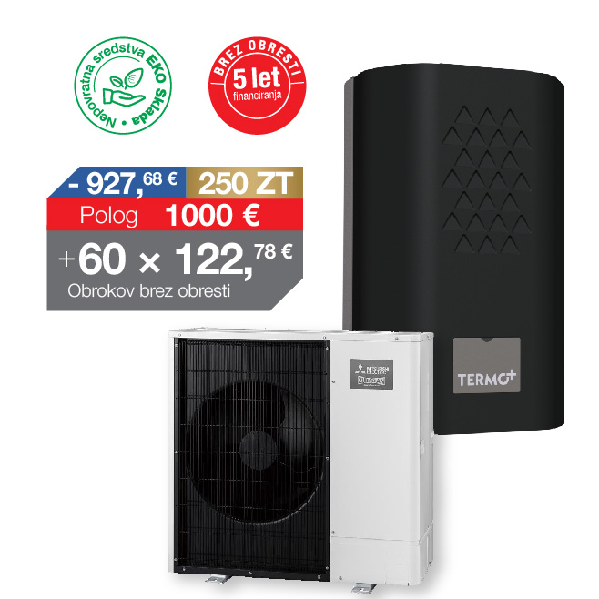 TermoPlus Hydrobox P14 SMART v povezavi z Mitsubishi Ecodan