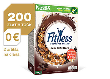 Kosmiči Fitnes Temna čokolada