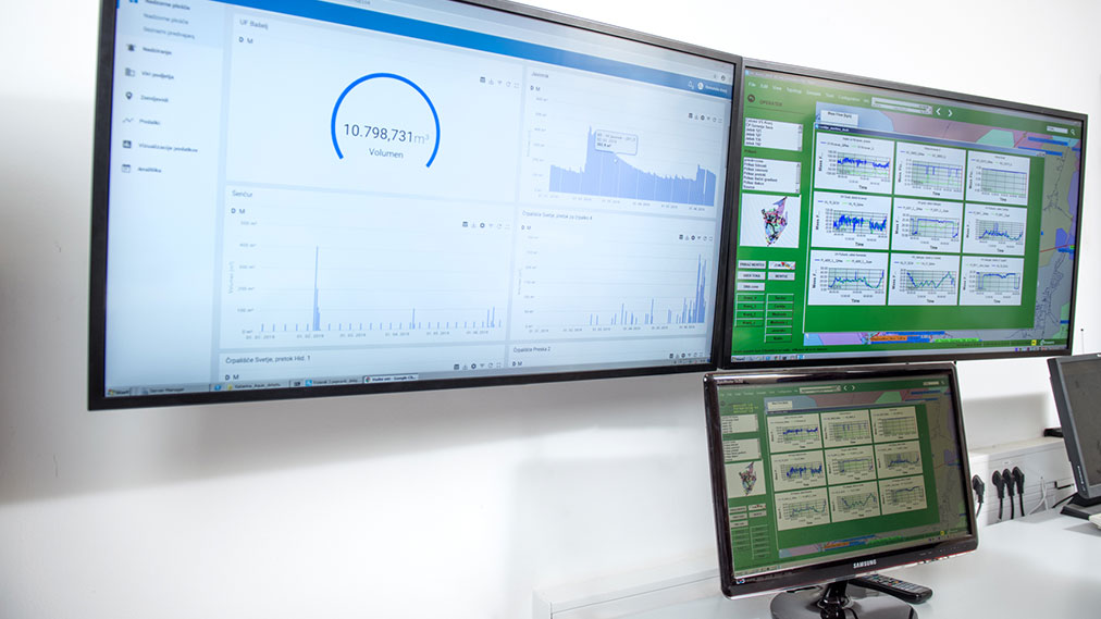 Z daljinskim nadzorom nad vodne izgube