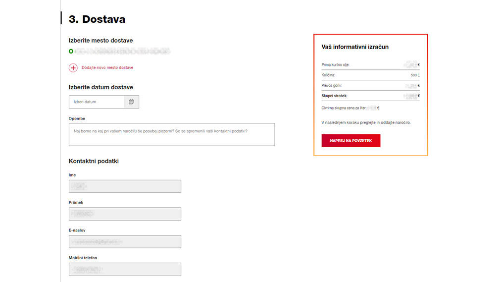 Dostava kurilnega olja