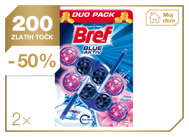 2 x Bref Premium Color Aktiv Blue Fresh Flowers 2 x 50g