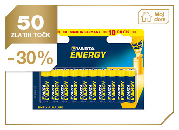 Baterije Varta Energy AA 10/1 + baterije Varta Energy AAA 10/1