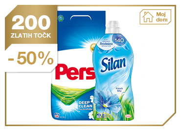 Pralni prašek Persil Freshness by Silan 3,51 kg + Mehčalec Silan Fresh Sky