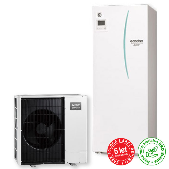 Toplotna črpalka Mitsubishi Electric Ecodan, 8 kW