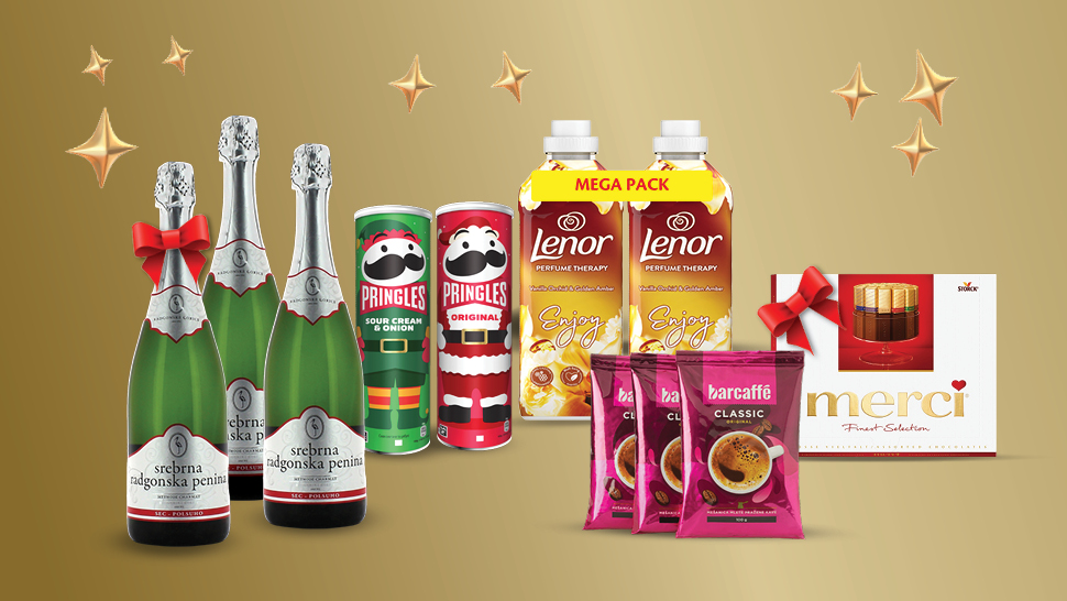 Zlata ponudba prazničnih izdelkov