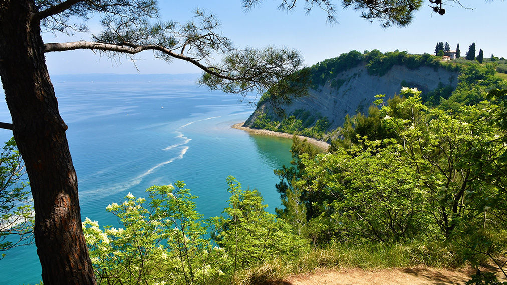 Obalno-kraška regija: sončni zahod z razgledom