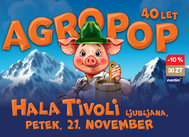 Agropop 40 Let, Hala Tivoli Ljubljana, Petek, 21. november.