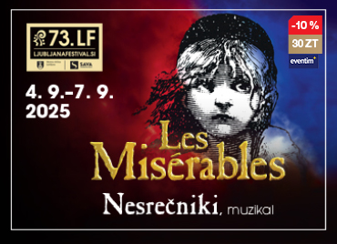 Les Miserables - Nesrečniki, Muzikal. 4.9. - 7.9. 2025.