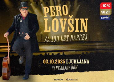 Pero Lovšin, za 100 let in naprej, 3.10.2025, Ljubljana, Cankarjev dom.