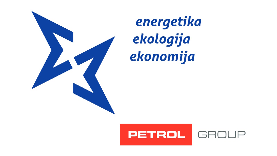 Na sliki je prikazano modro stilizirano simbolno znamenje v obliki dinamične zvezde, ki ponazarja povezavo med energetiko, ekologijo in ekonomijo, ob njem pa so zapisane besede ›energetika‹, ›ekologija‹ in ›ekonomija‹. V spodnjem delu slike je logotip podjetja Petrol Group.
