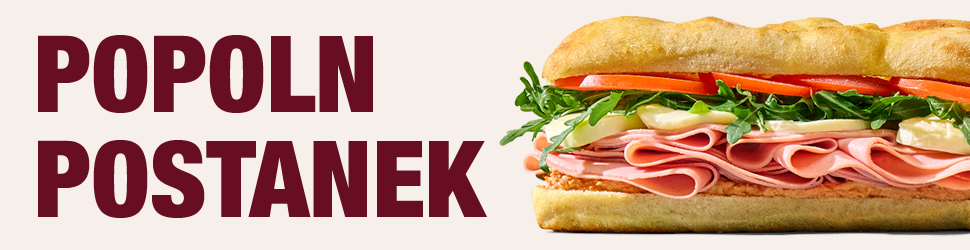 Na sliki sta napis Popoln postanek in slasten svež sendvič Bologna iz Petrolove Fresh ponudbe.