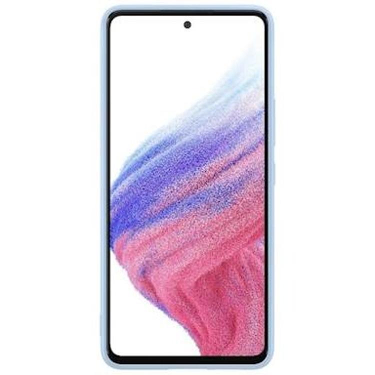 Original ovitek Samsung GALAXY A53, silikonski, svetlo moder_1