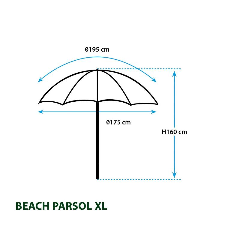 Senčnik za na plažo Brunner BEACH PARSOL 0113009N.C08