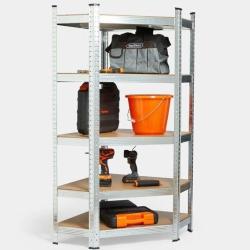 Modularna zasnova z nastavljivimi MDF-policami zagotavlja prilagodljivo ureditev prostora glede na potrebe uporabnika.