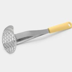 Brabantia Tasty+ stiskalnik za krompir iz nerjavečega jekla z ergonomskim ročajem za udobno in učinkovito mečkanje.