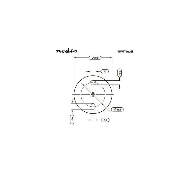 Stensko stojalo za tablice Nedis TWMT100SI 7-12 inch