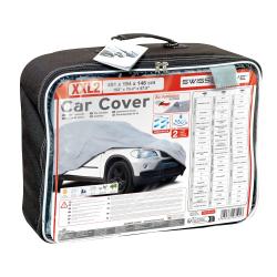 Torba XXL2 z napisom “Car Cover”, merami 491×194×146 cm in seznamom združljivih vozil.