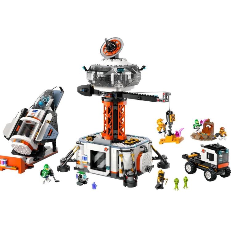 Lego City Vesoljska postaja in izstrelitvena ploščad za rakete - 60434