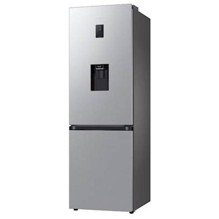 Hladilnik z zamrzovalnikom Samsung RB34C652ESA/EF, 185 cm, E, 341 l, dozirnik, inox