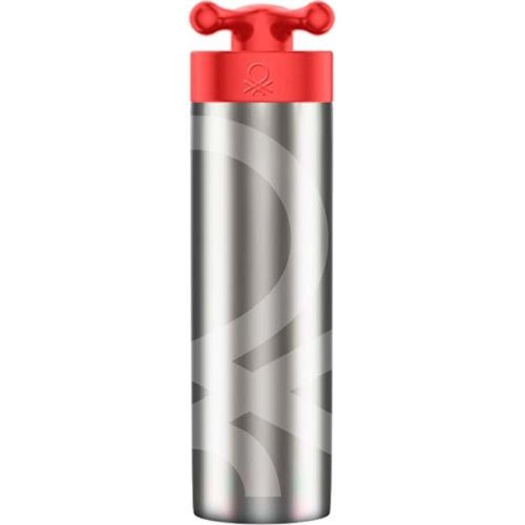 Termo steklenica Benetton Rainbow 500 ml, rdeča