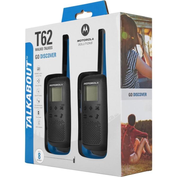 Radijska postaja Motorola PMR TLKR, T62 modra_6