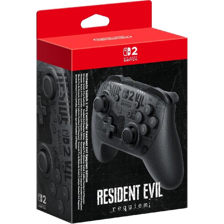 Pro kontroler za Nintendo Switch 2 Resident Evil Requiem Edition – vrhunska natančnost, ergonomska zasnova in ekskluziven Resident Evil Requiem dizajn za nepozabno igralno izkušnjo.