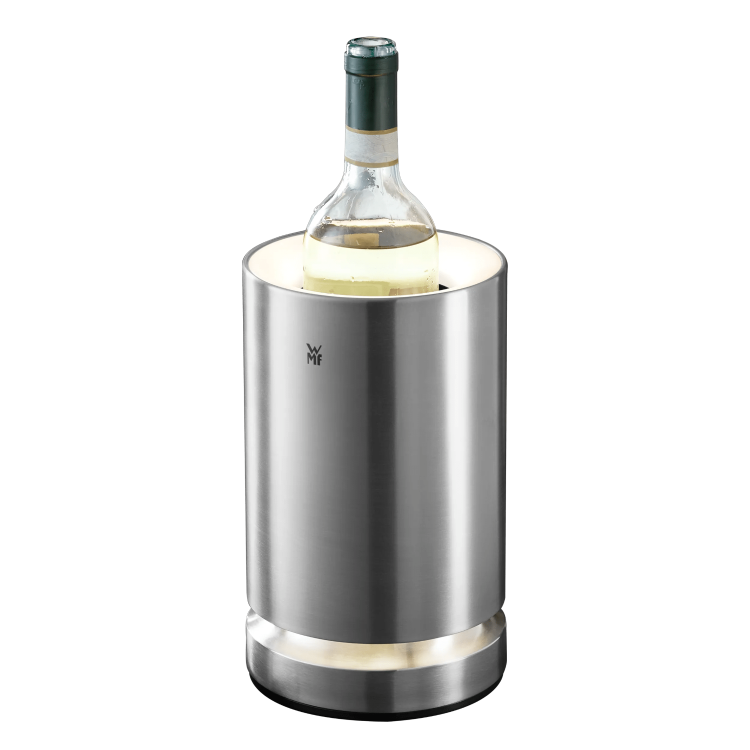 WMF hladilnik z vstavljeno steklenico vina, ki ohranja pijačo hladno, z odstranljivim hladilnim jedrom