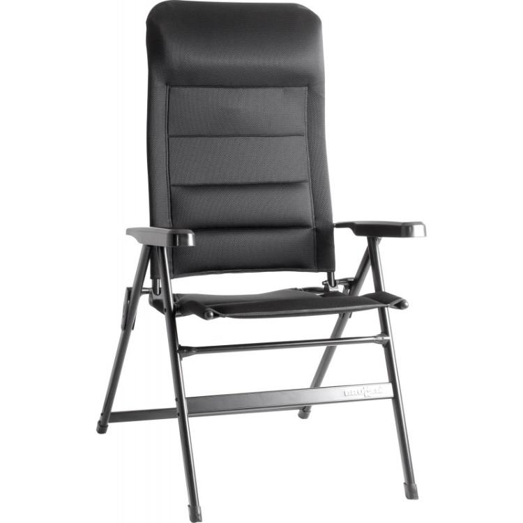 Stol za kampiranje BRUNNER ARAVEL 3D LARGE, črn