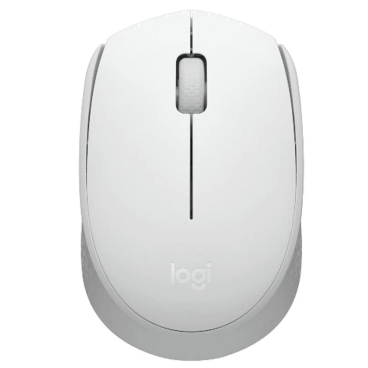 Brezžična optična miška Logitech M171, bela