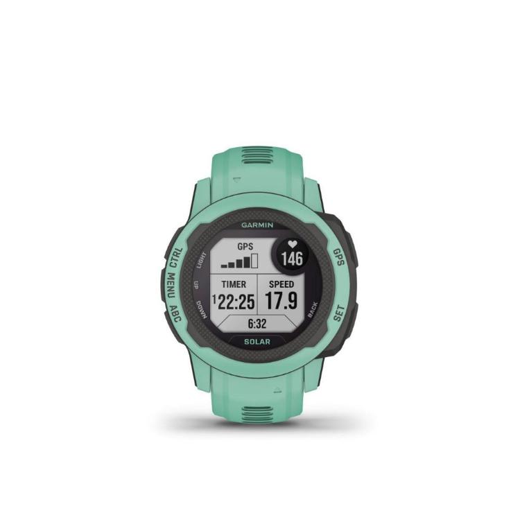 Garmin Instinct 2s Solar - pametna športna ura GPS, Neo Tropic (svetlo zelena)