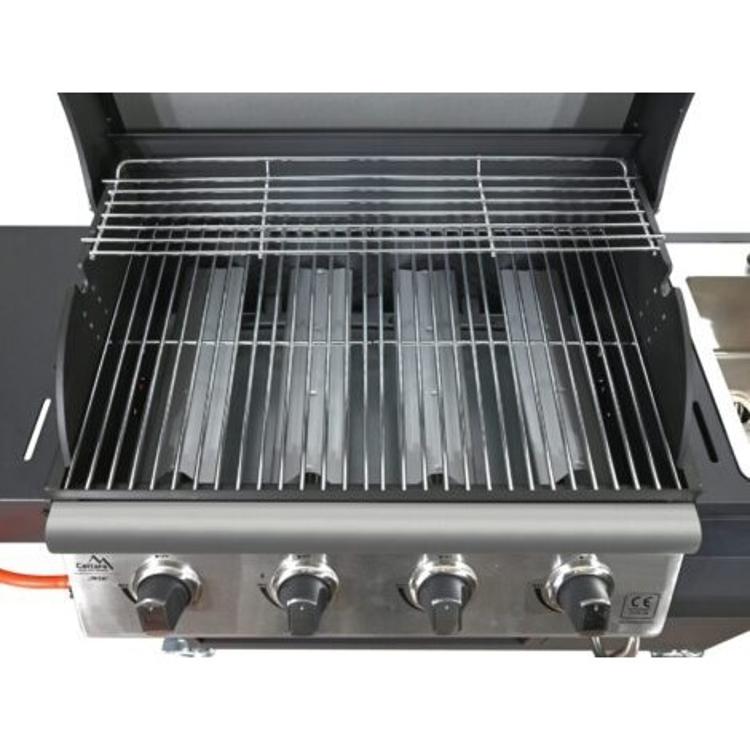 Rešetke in gorilniki odprtega plinskega žara Cattara.