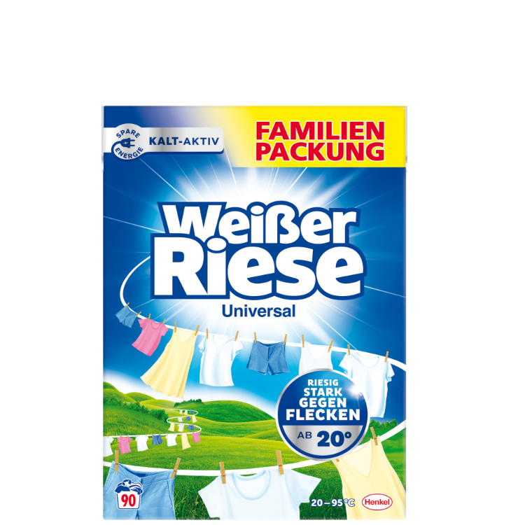 Pralni prašek Weisser Riese, 5,85 kg, 90 pranj
