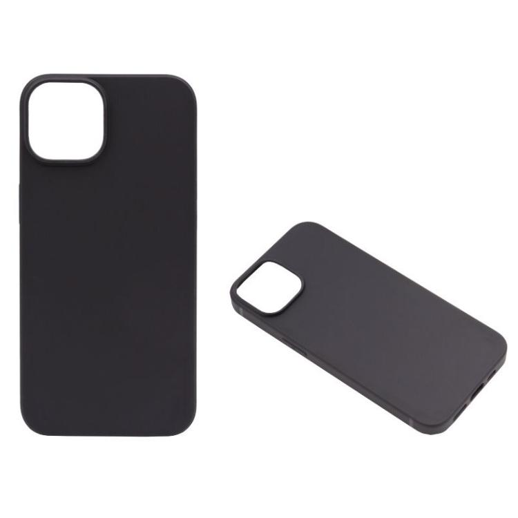 Gumiran ovitek (TPU) za Apple iPhone 14 Plus, črn MATT
