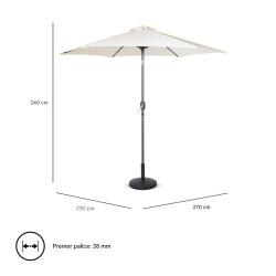 Senčnik VonHaus UV30+, 2,7 m, bež, samostoječi