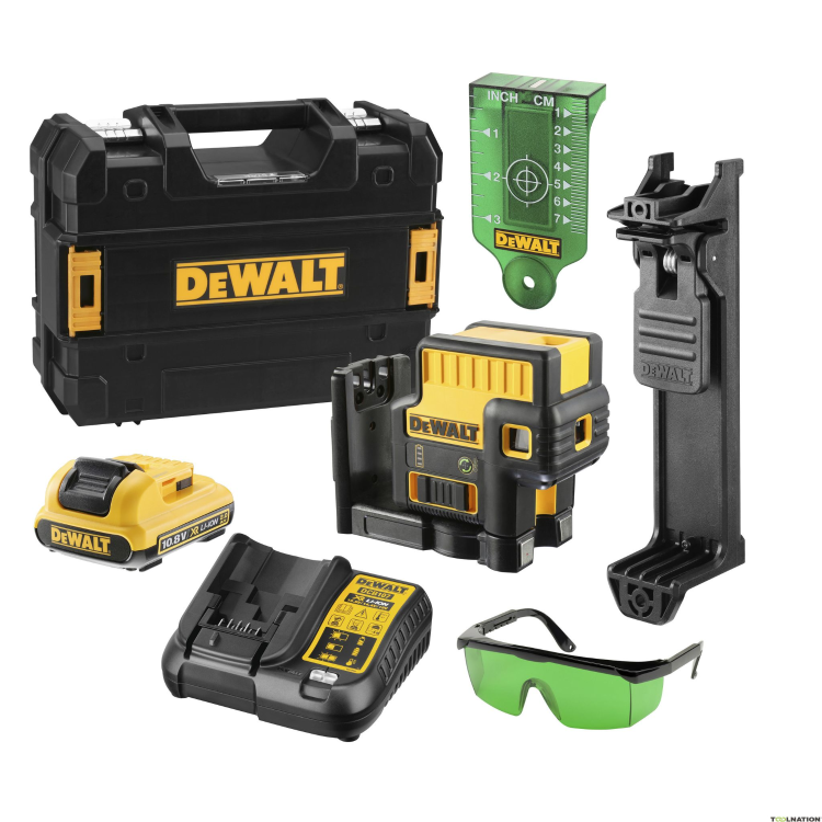 Samoizravnalni 2-točkovni laser Dewalt DCE085D1G, 12 V