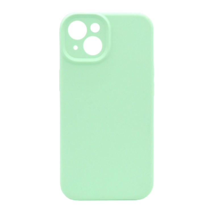 Silikonski ovitek (liquid silicone) za Apple iPhone 15, Soft, mint