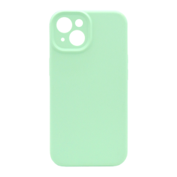 Silikonski ovitek (liquid silicone) za Apple iPhone 15, Soft, mint