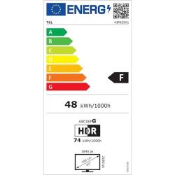 Televizor TCL 43P635 4K UltraHD, LED, Smart TV, diagonala 108 cm