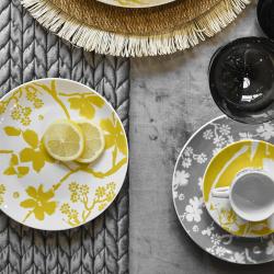 Garnitura 18 delni krožniki porcelan
