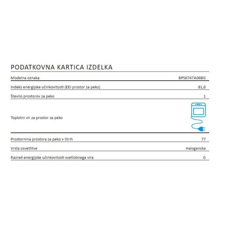 Vgradna pirolitična pečica Gorenje BPS6747A06BG_10