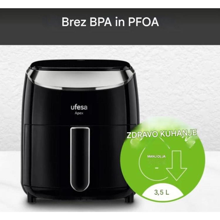 Cvrtnik na vroč zrak Ufesa Apex, 3.5 L, 1500 W