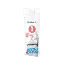 Brabantia PerfectFit vreča za odpadke, V, 3L, 20 kos