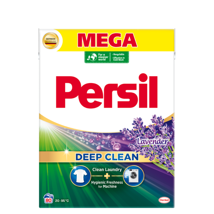 Pralni prašek Persil Powder Lavender, 4,8 kg, 80 pranj