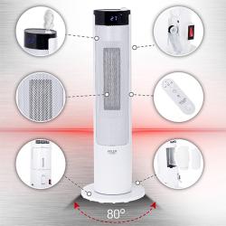 Keramični pokončni grelnik  Adler LCD AD7730 2200W, bel