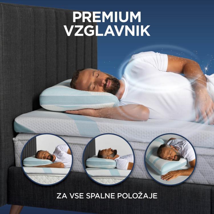 Vzglavnik MemoSilver Premium Fresh, 40 x 60 cm