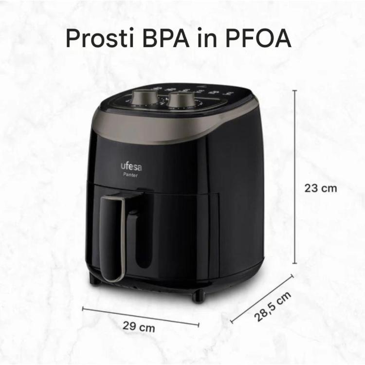 Cvrtnik na vroč zrak Ufesa Panther, 3,5 L, 1500 W