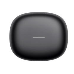 Xiaomi polnilni etui, črn, zaprt, mat površina, LED indikator, minimalistična oblika.